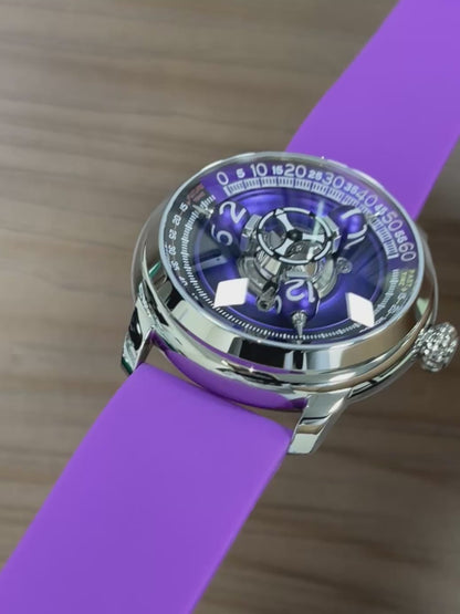 Time Shuttle Mechanical Watch – Redefining Time |Tri-Color Chapter Ring