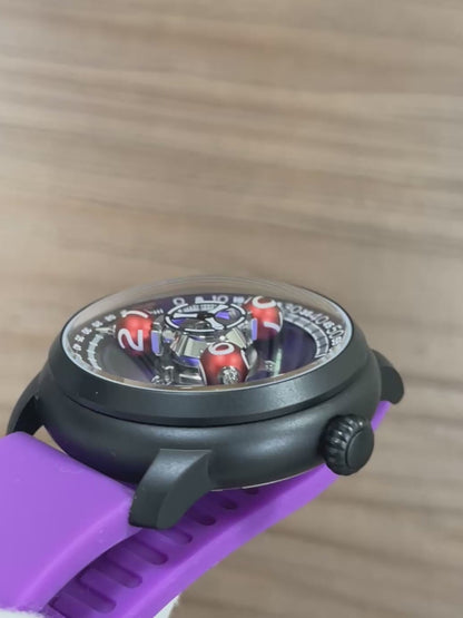 Time Shuttle Mechanical Watch – Redefining Time |Tri-Color Chapter Ring