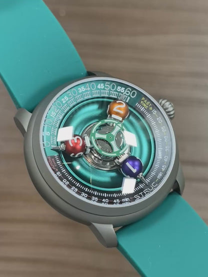 Time Shuttle Mechanical Watch – Redefining Time |Tri-Color Chapter Ring