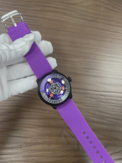 Time Shuttle Mechanical Watch – Redefining Time |Tri-Color Chapter Ring